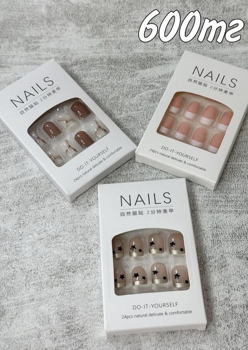 накладные ногти на клей