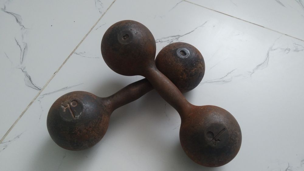 Продам гантели советские 8 кг