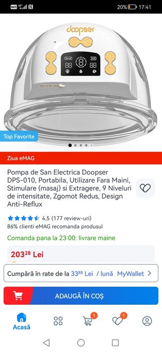 Pompa de san portabila 40 lei