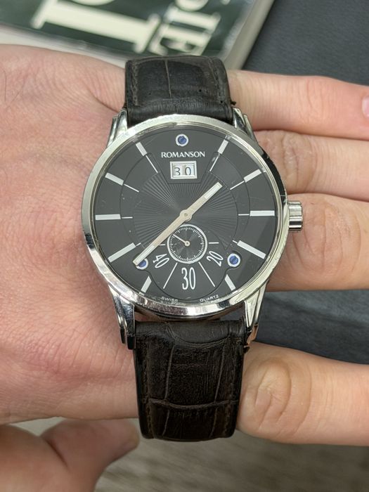 Romanson оригинал, Swiss Quartz — Big Date