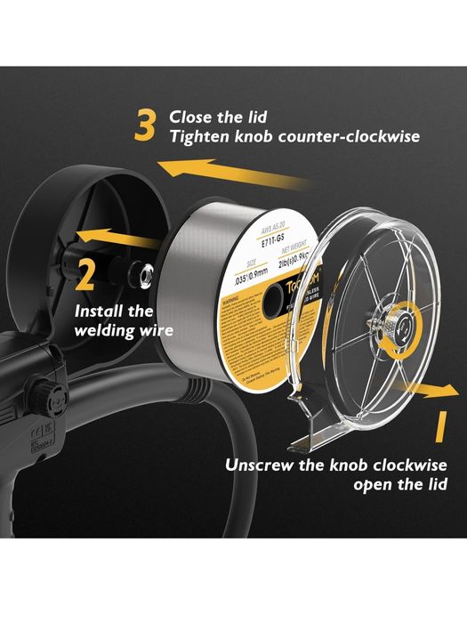 Pistolet sudura aluminiu spool gun