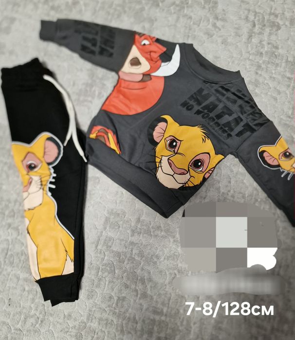 Детски екип комплект за момче Зара Zara за 1,2,3,4,5,6години Мики маус