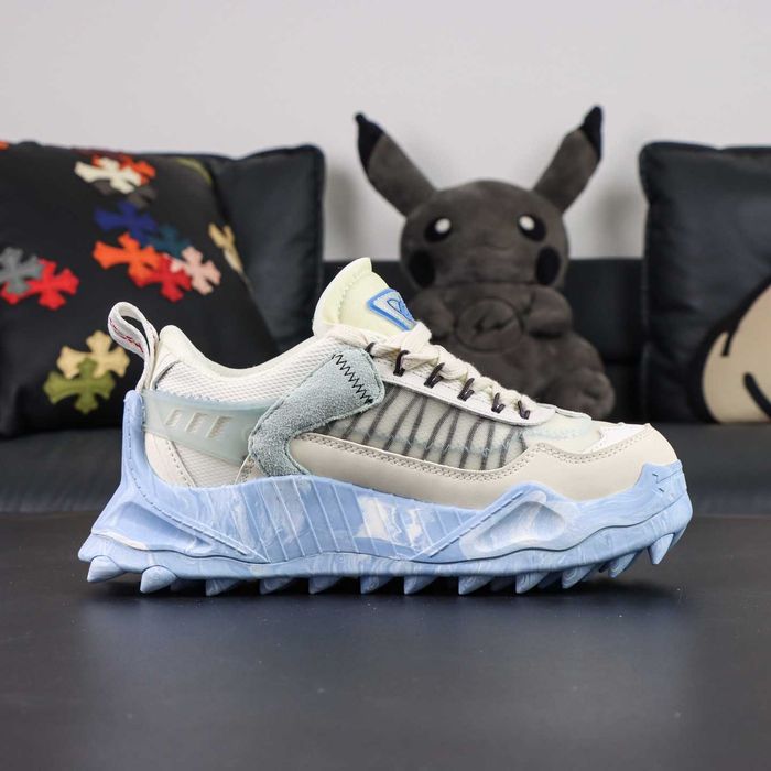 #CALITATE PREMIUM# OFF-WHITE Odsy-1000 White Blue Marble - Verificare colet