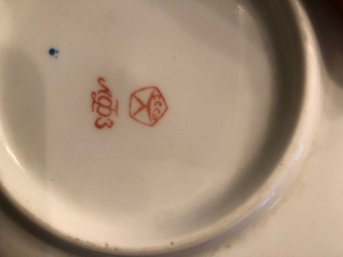 Кобальтовый чайный набор