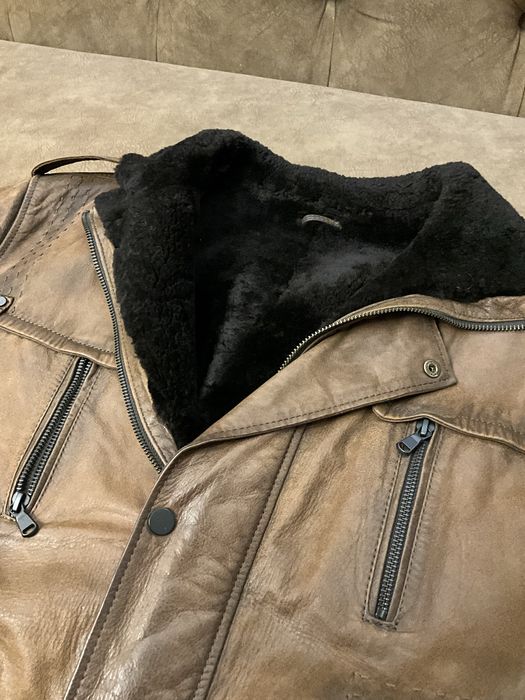 Дубленка зимняя мужская