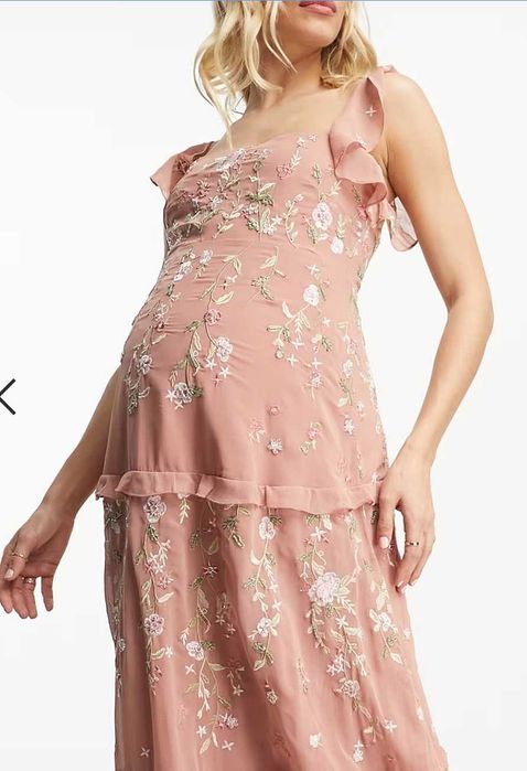 Rochie Roz Ocazie Gravide