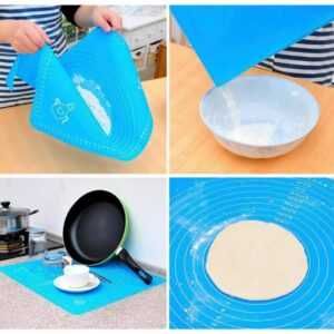 Силиконова подложка за месене и точене 46Х66СМ