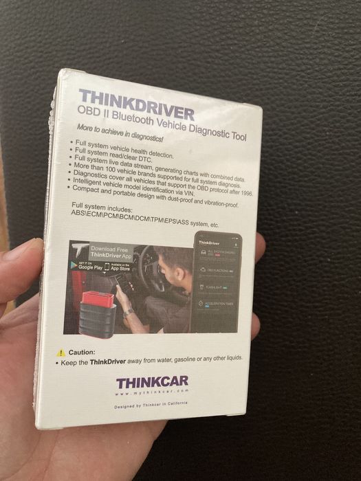 Диагностика за всички марки автомобили. Thinkcar Thinkdriver.