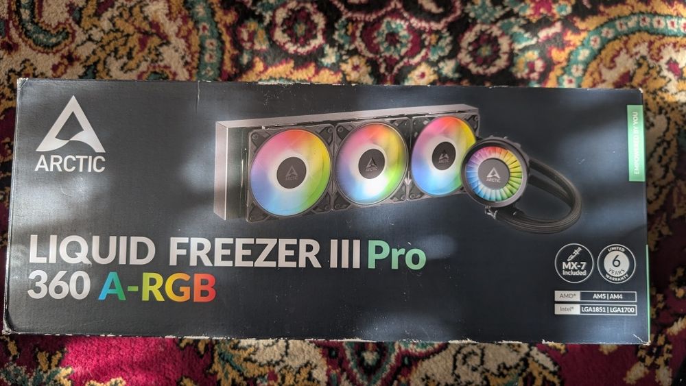 Новая система жидкостного охлаждения ARCTİC Liquid freezer III pro 360