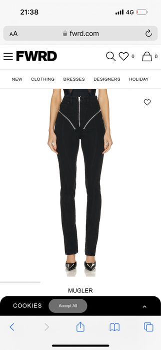 Дамски дънки Mugler