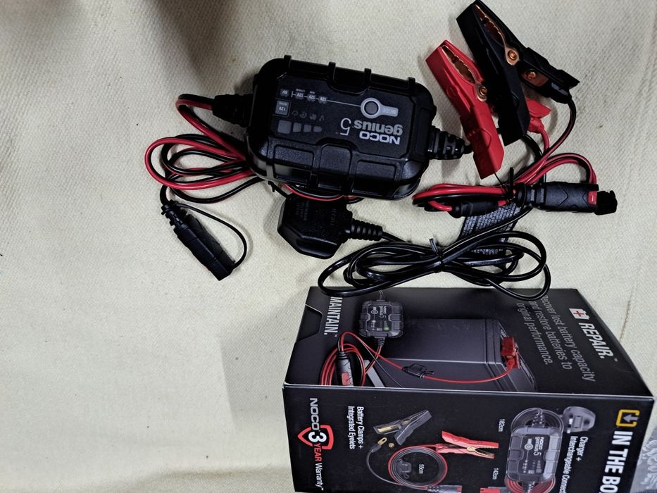 Noco Genius 5 smart charger 6/12V