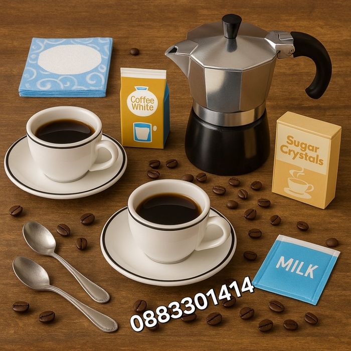 Детски сервиз за кафе + Кафеварка