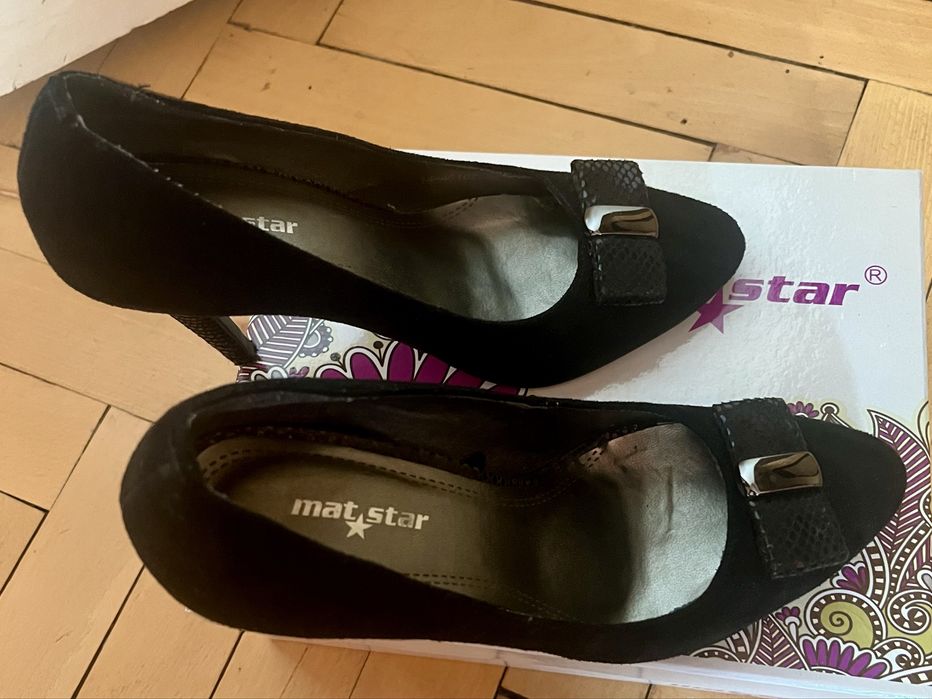 Дамски официални обувки - велур