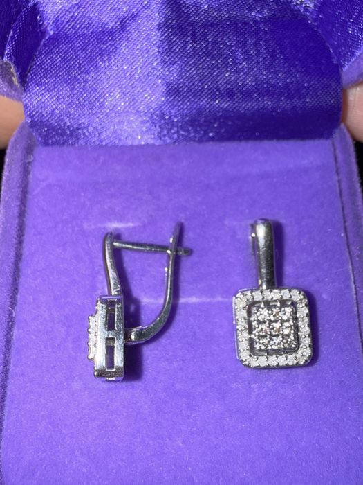 Бриллиантовые серьги