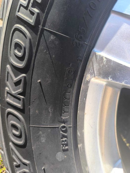Резина с дисками YOKOHAMA 265/70/R17