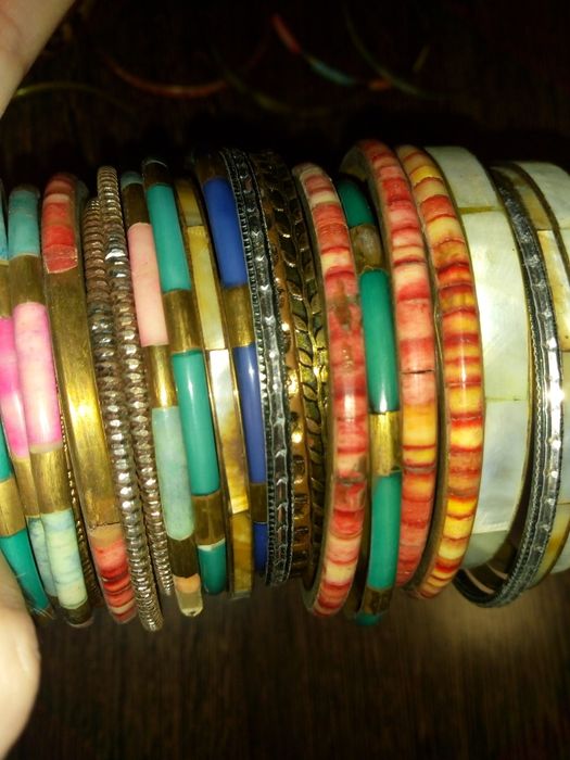 Гривни от чист седеф/полускъпоценни камъни/цени в описанието