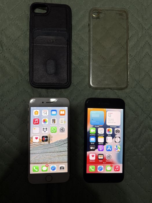 2 телефона Айфон 7 32гб