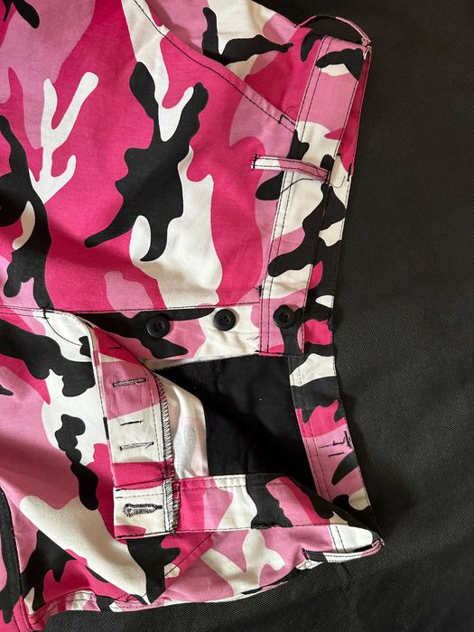 Дамски карго панталон - розов камуфлаж pink camo cargo pants M/L