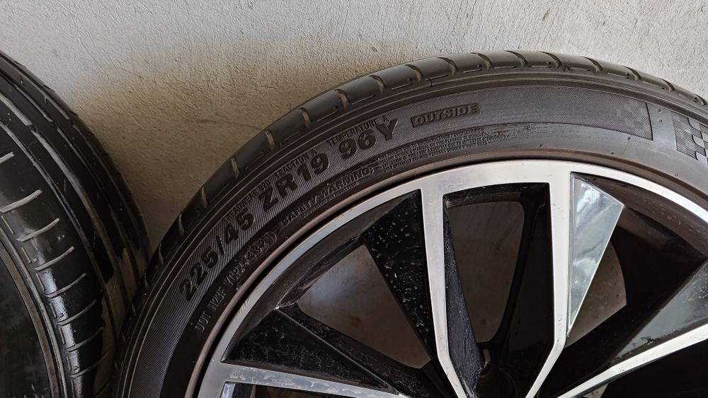 Лети джанти 19 Ronal с летни гуми Kumho 225 45 19 750Евро комплекта