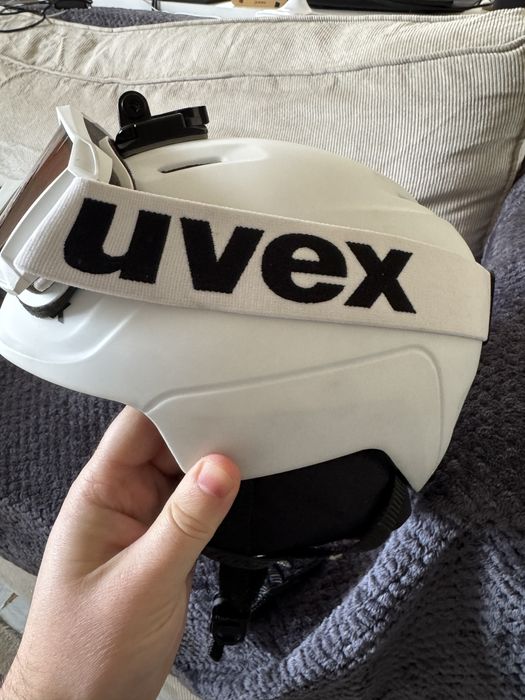 Cască ski/snowboard Uvex + ochelari Uvex – mărimea 54