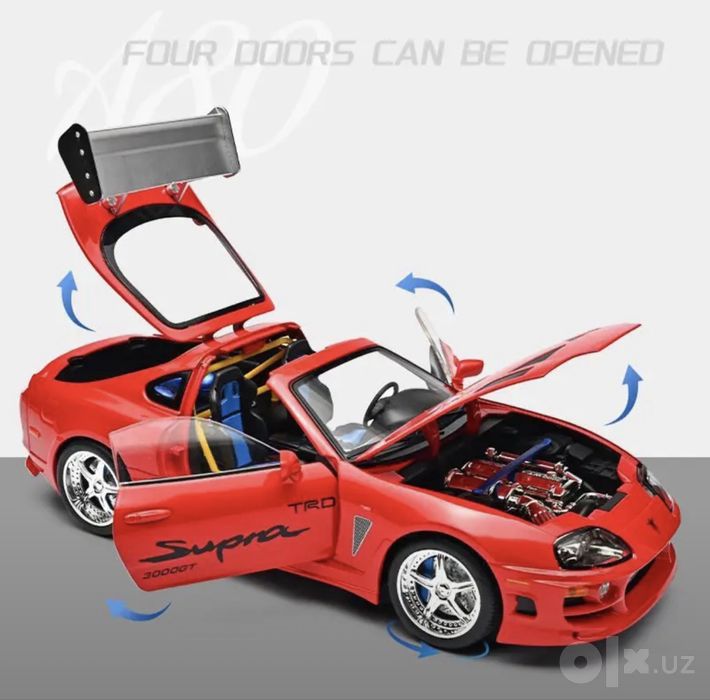 Toyota Supra Mk4 1:24 Масштабная модель металлическая