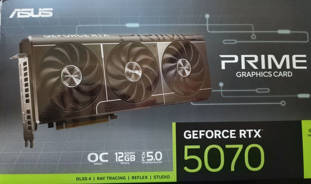 Видеокарта ASUS GEFORCE RTX 5070