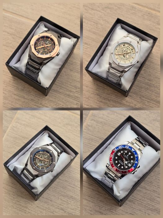 Чисто Нови Луксозни Часовници Rolex, Hublot, Patek Philippe, Audemars Piguet, AP, Richard Mille, RM, Breitling