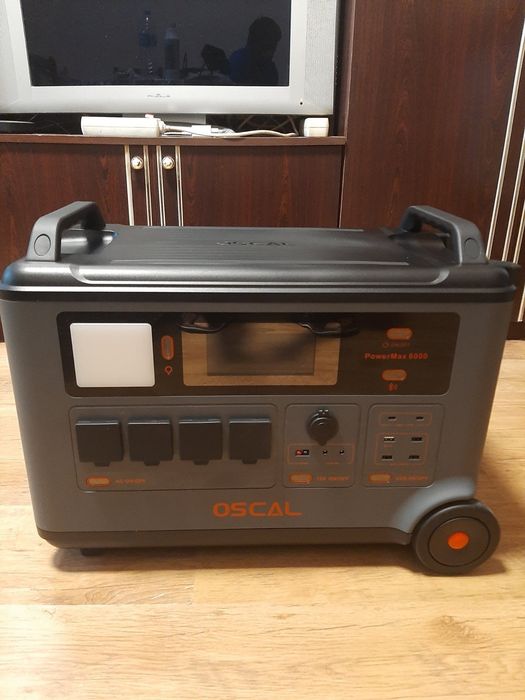 OSCAL PowerMax 6000 – Нова преносима зарядна станция / Генератор LiFePO₄ – 6000W в гаранция