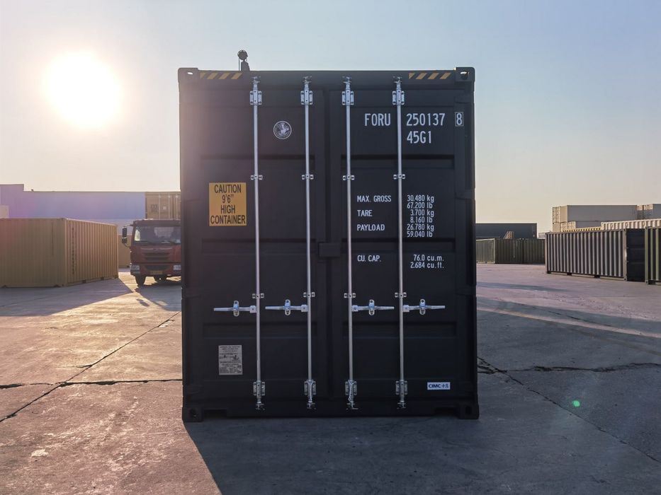 Containere Maritime 40 HC gri antracit NOI