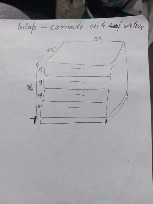 Vand comoda dormitor