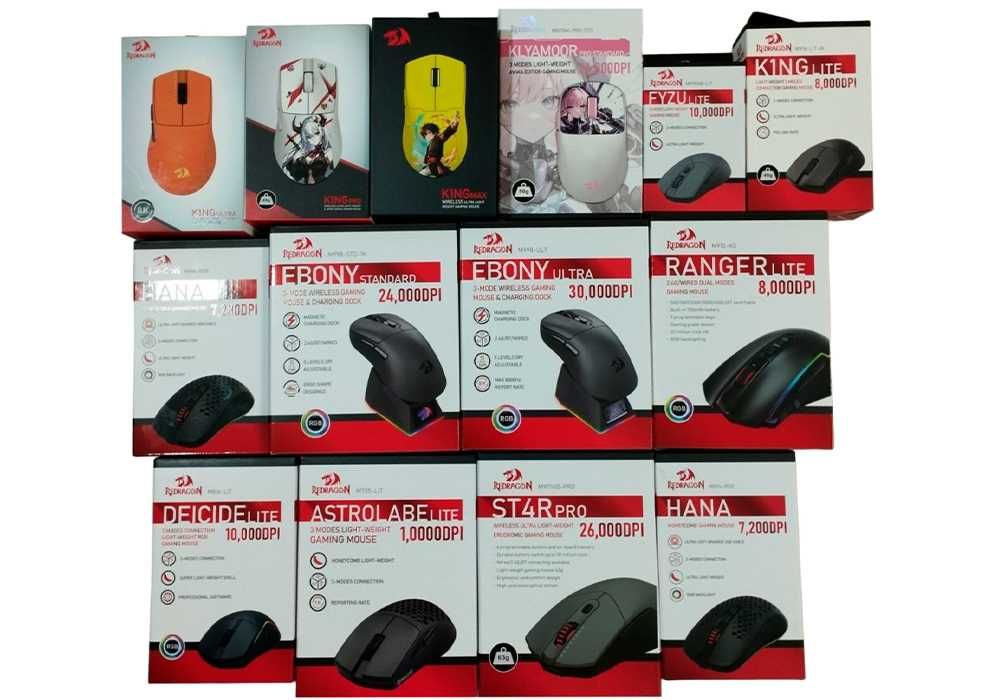 Игровые мышки от REDRAGON   3 вида подключения