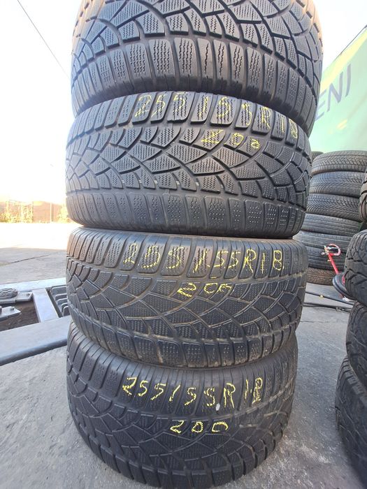 4 anvelope iarna 255/55r18 Dunlop Montaj Gratuit
