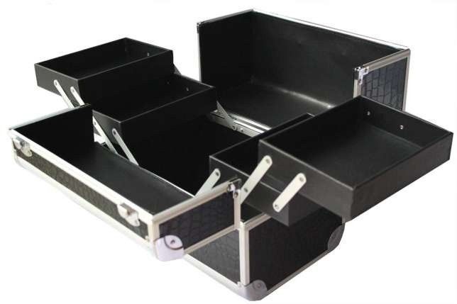 Geanta Make Up |Beauty Case cu cristale | Geanta Cosmetica-MEDIE