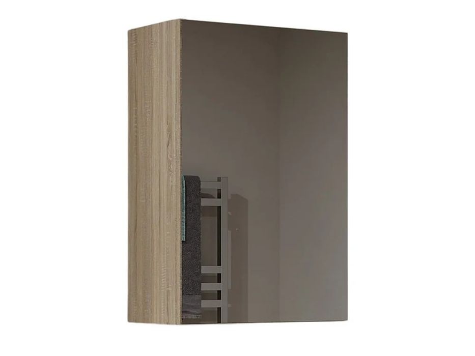 Нов огледален шкаф за баня 40×60×22 см – сглобен