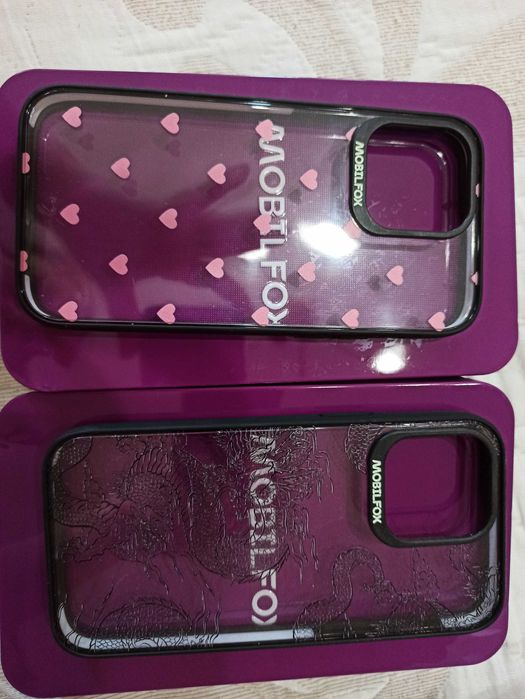 Нови- 2 кейса+2 протектора за Iphone 14pro max