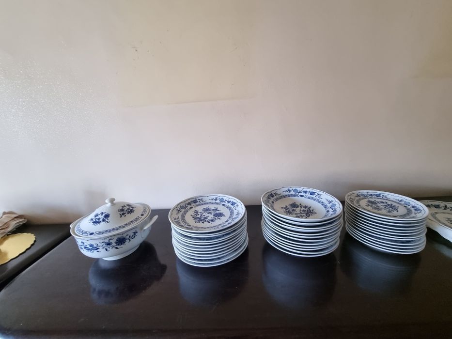 Serviciu masa portelan,Echt Kobalt original 12 persoane