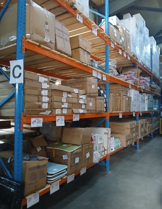 Rafturi metalice profesionale Reglabile cu polițe zincate 626x120