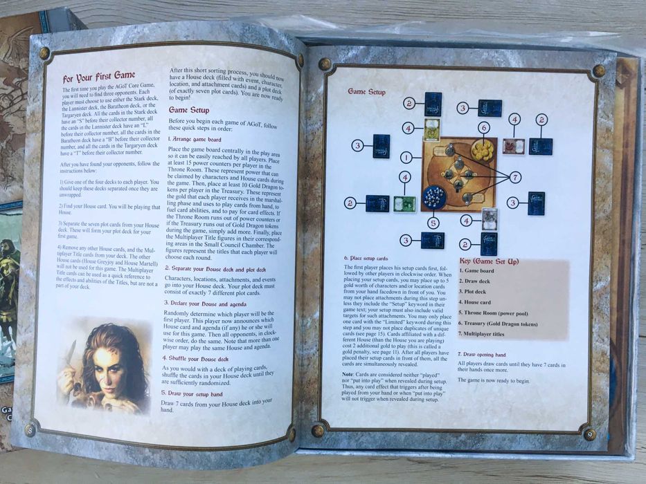 Игра на тронове: Играта на карти (първо издание)