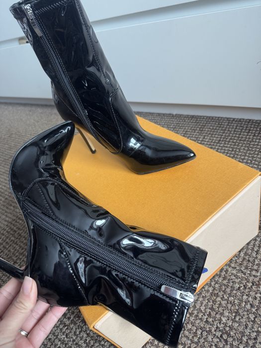 Botine/cizma Nine West, 35-36, lac, noi