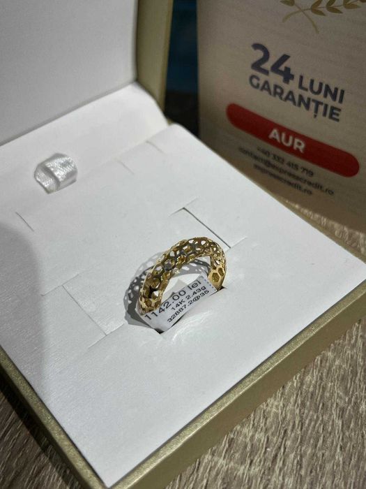 (Ag42) Inel aur 14k *2 ani garantie* b32887.2