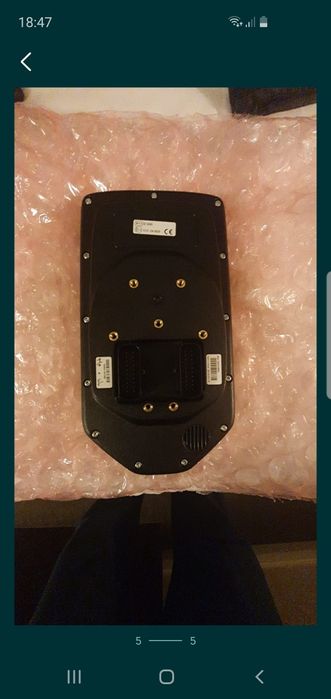 Monitor JCB excavator