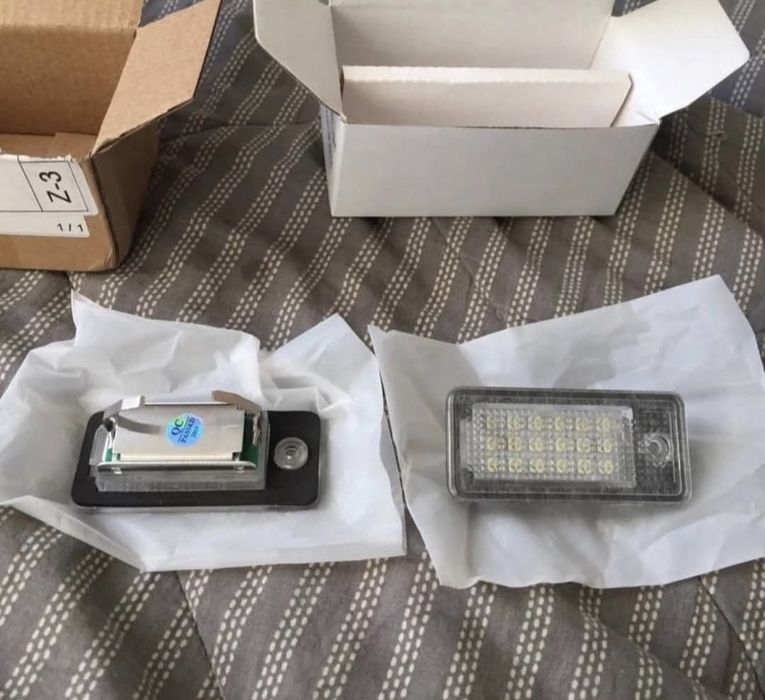 Led плафони за регистрационен номер Audi A3,A4,A5,A6,A8,RS4,RS5,RS6,B6