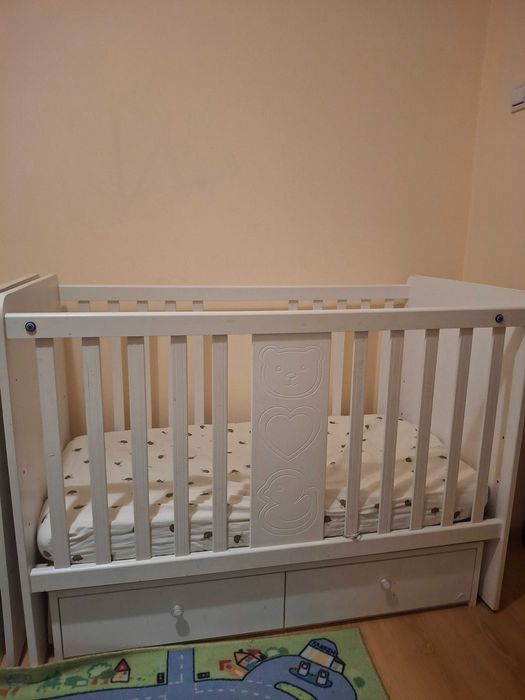 Детско легло / Бебешко легло Arbor + подарък матрак 60/120