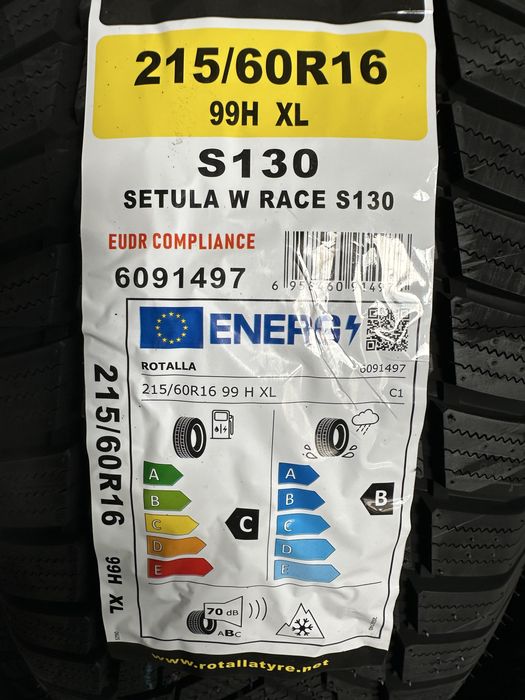 Нови Зимни Гуми ROTALLA SETULA W RACE S130 215/60R16 99H XL 2156016