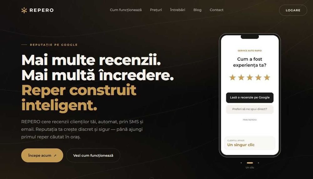 Aplicație recenzii Google pentru firme, SaaS complet, afacere online la cheie