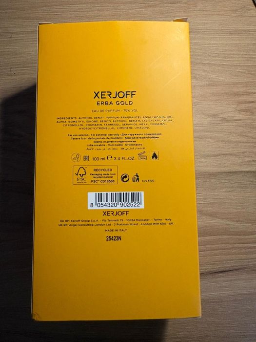 Xerjoff Erba Gold