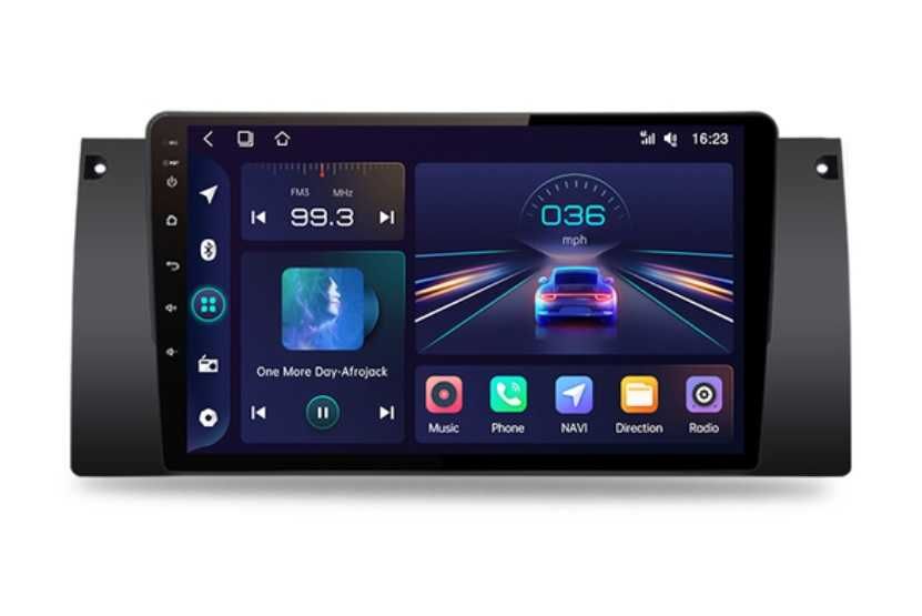 Мултимедия 9" ANDROID 14 за BMW X5 5 series E39 E53 RDS DSP CARPLAY