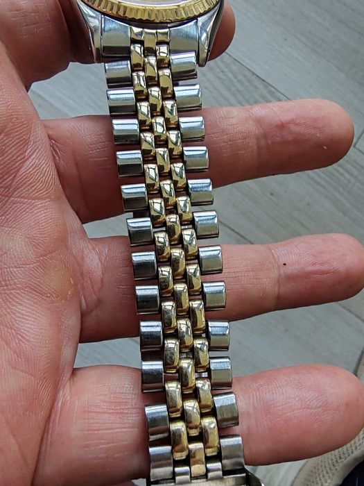 Bratara Rolex Jubilee Aur-oțel, 18 grame Aur de 14k