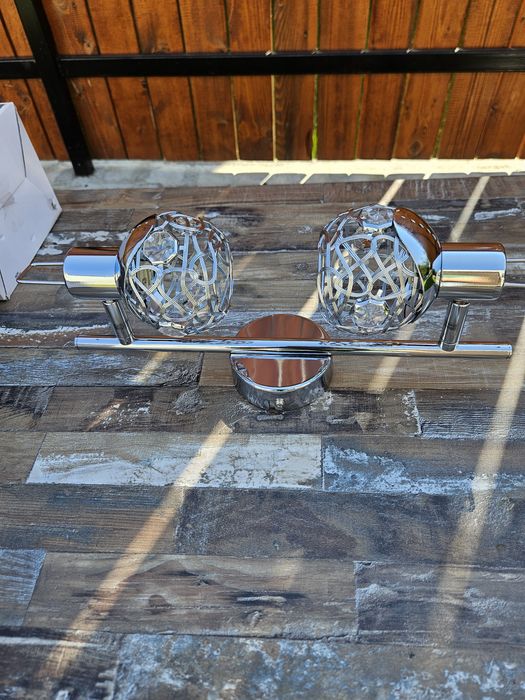 Set Lustre / Plafoniere moderne cromate 2 spoturi TIP Paulmann G9 – NOI, IN AMBALAJ