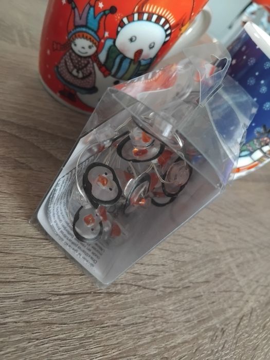 Коледни лампички на батерий